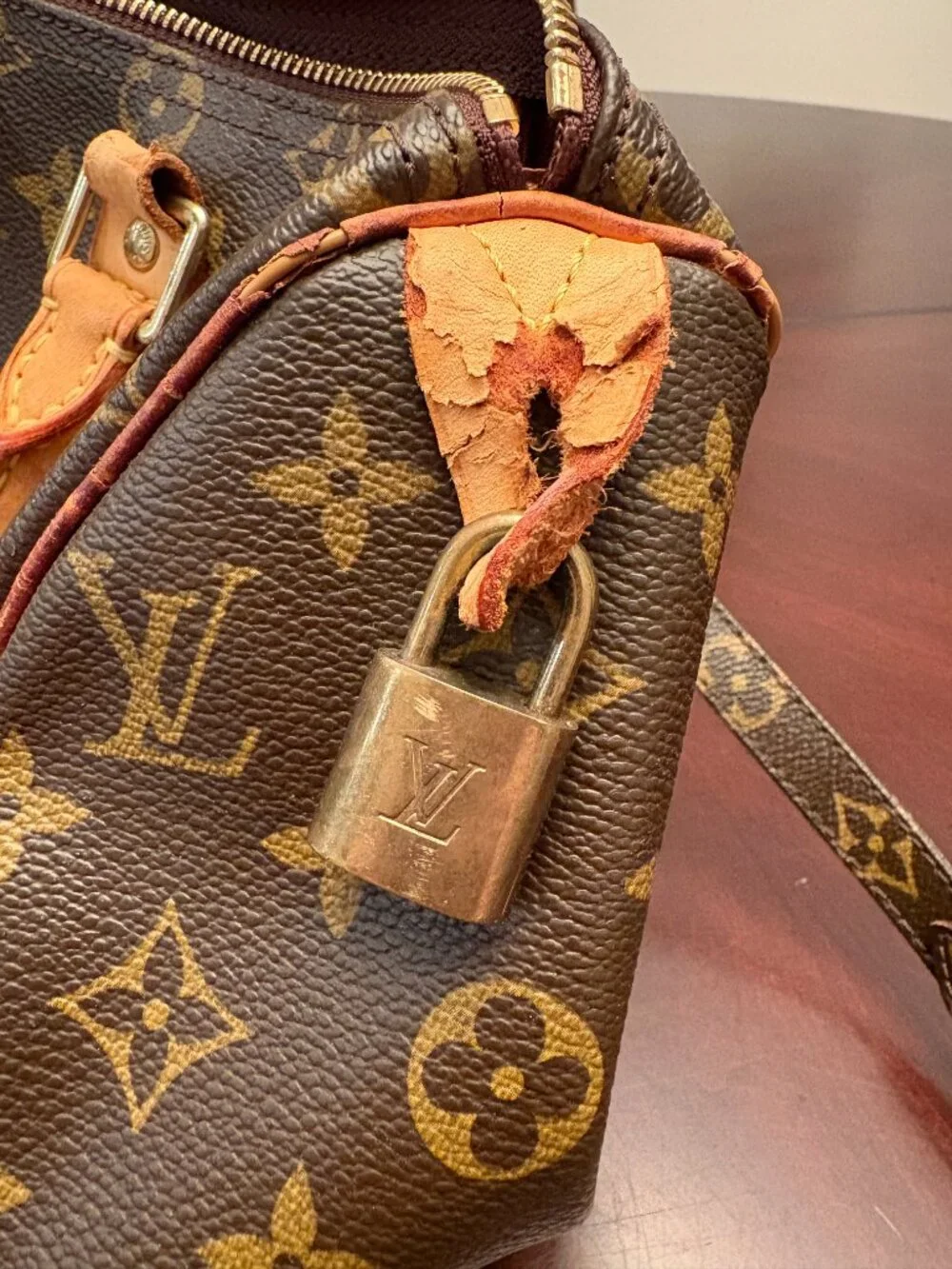 Louis Vuitton Speedy Bag with Shoulder Strap